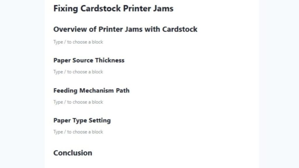 blog post seo checklist uses keywords in outline headings