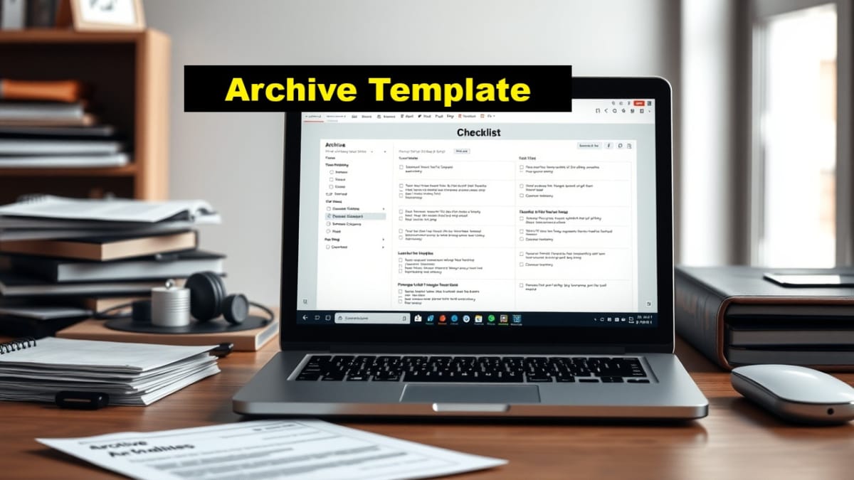 bricks archive template definition checklist