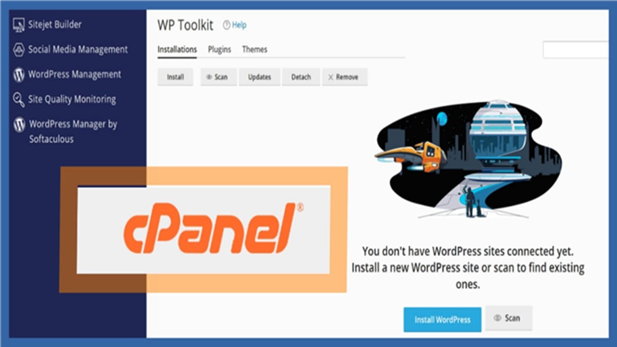 install wordpress from cpanel