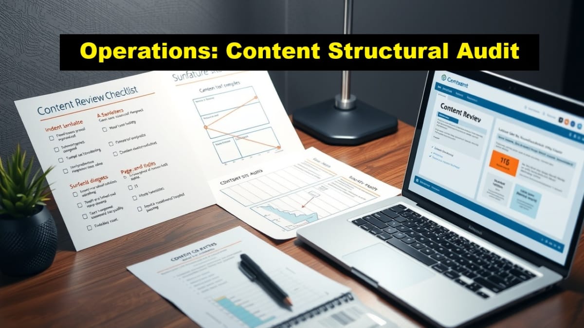 wordpress content and structural audit workflow