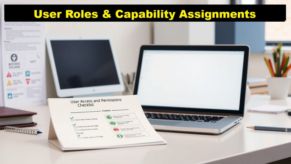wordpress user roles and capability assignments